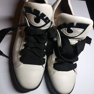 Wondersfly leather platform sneakers size 39